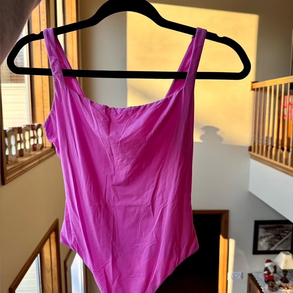 Pink skims bodysuit